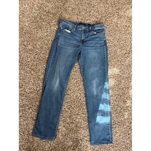 Lucky Brand Women's Blue Denim Jeans Size 12 Regular Straight Leg